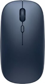 Silent Wireless Mouse for Laptop, Slim Portable Computer Mouse with Quiet Click, 2.4G USB Receiver, Smooth Scroll Wheel, Ergonomic Compact Mouse for PC, Mac