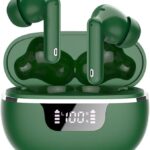 Wireless Earbuds, Bluetooth 5.4 Headphones HiFi Stereo, In-Ear Earphones | 50H Playtime Deep Bass, 4 ENC Noise Cancelling Mics for Clear Calls, IP7 Waterproof with LED Display & Fast Charging