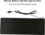 Foldable Silicone Wired Silent Keyboard, 85-Key Portable Soft Rubber Lightweight Waterproof USB Rollup Keyboard with 4.53ft for Laptop PC Computer Travel Office Home (Black) - Image 7
