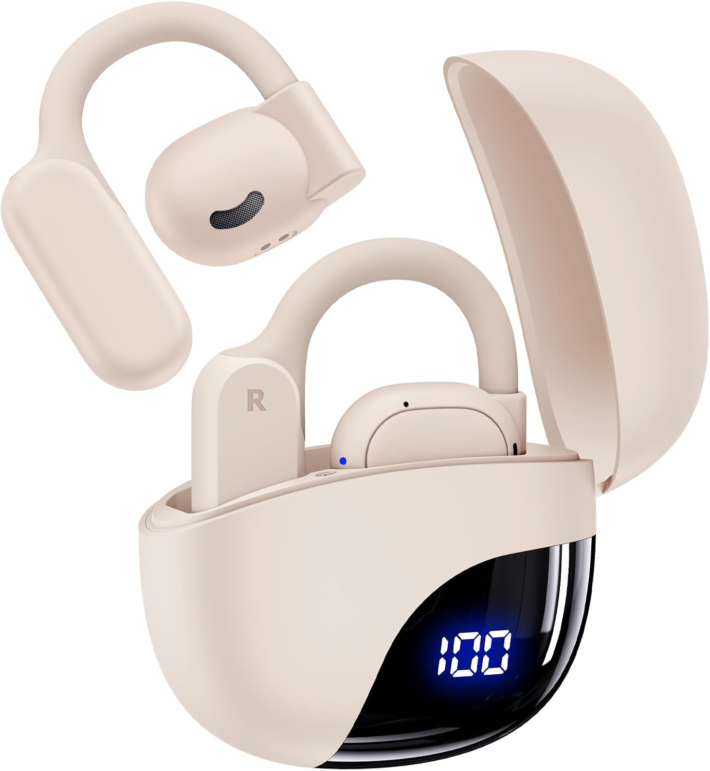 614FTx199pL._AC_SL1500_ Open Ear Headphones 80H Beige - Image 1