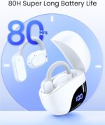 Wireless Bluetooth Headphones 80Hrs Playtime Ear Buds with Earhooks K09 - Image 2
