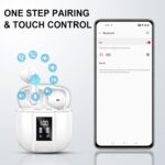 Wireless Earbuds, Bluetooth 5.4 Headphones, 50H Playtime in Ear Earphones | HiFi Stereo, 4 ENC Noise Cancelling Mics, LED Display, mini Fast Charging Case, Deep Bass, IP7 Waterproof for Android iOS - Image 6