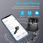 Wireless Earbuds, Bluetooth 5.4 Earbuds Stereo Bass, Bluetooth Headphones in Ear Noise Cancelling Mic, Earphones IP7 Waterproof Sports, 32H Playtime USB C Mini Charging Case Ear Buds for Android iOS - Image 5