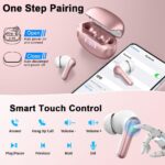 Wireless Earbuds, Bluetooth 5.4 Headphones, 50H Playtime in Ear Earphones | with 4 ENC Noise Cancelling Mics, IP7 Waterproof in Ear Earphones, LED Display Fast Charging Case, HiFi Stereo Deep Bass - Image 5