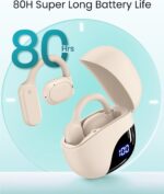 Open Ear Headphones 80H Beige - Image 2