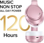 Active Noise Cancelling Headphones 120H Long Playtime, 6 ENC Mic, Wireless Over-Ear Bluetooth 6.0 Headphones, Hi-Res Audio, Memory Foam Earcup, Transparency Mode ANC Headphone for Travel Office - Image 4