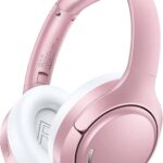 Active Noise Cancelling Headphones 120H Long Playtime, 6 ENC Mic, Wireless Over-Ear Bluetooth 6.0 Headphones, Hi-Res Audio, Memory Foam Earcup, Transparency Mode ANC Headphone for Travel Office