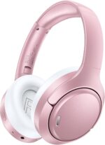 Active Noise Cancelling Headphones 120H Long Playtime, 6 ENC Mic, Wireless Over-Ear Bluetooth 6.0 Headphones, Hi-Res Audio, Memory Foam Earcup, Transparency Mode ANC Headphone for Travel Office