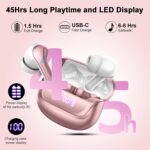 Wireless Earbuds, Bluetooth 5.4 Headphones, 50H Playtime in Ear Earphones | with 4 ENC Noise Cancelling Mics, IP7 Waterproof in Ear Earphones, LED Display Fast Charging Case, HiFi Stereo Deep Bass - Image 3