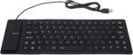 Generic Silicone Keyboard Lightweight Portable Silent Comfortable USB Wired for PC, and (Black), Genericm2kbvnc0oq-13 - Image 6