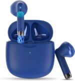 Wireless Earbuds, Bluetooth 5.4 Earbuds Stereo Bass, Bluetooth Headphones | in Ear Noise Cancelling Mic, Earphones IP7 Waterproof Sports, 32H Playtime USB C Charging Case Blue Ear Buds for Android iOS