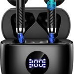 Wireless Earbuds, Bluetooth 5.4 Ear Buds, 32 EQs via App, 6D Bass Stereo | 4 ENC Noise Cancelling Mic, HiFi Stereo, 62 White Noise, Sleep/Game Mode, 40H Playback, IP7 Waterproof Sport, for Android iOS