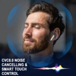 Wireless Earbuds, Bluetooth 5.4 Ear Buds, LED Power Display, 6D Bass Stereo | 4 ENC Noise Cancelling Mic, HiFi Stereo, In-Ear Headphones, 40H Playback Mini Case, IP7 Waterproof Sports, for Android iOS - Image 2