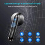 Wireless Earbuds, Bluetooth 5.4 Earbuds Stereo Bass, Bluetooth Headphones | in Ear Noise Cancelling Mic, Sports Earphones IP7 Waterproof, 32H Playtime USB C Mini Charging Case Ear Buds for Android iOS - Image 6