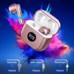 Wireless Earbuds, Bluetooth 5.4 Ear Buds, LED Power Display, 6D Bass Stereo | 4 ENC Noise Cancelling Mic, HiFi Stereo, In-Ear Headphones, 40H Playback Mini Case, IP7 Waterproof Sports, for Android iOS - Image 7