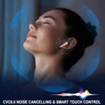 Wireless Earbuds, Bluetooth 5.4 Ear Buds, LED Power Display, 6D Bass Stereo | 4 ENC Noise Cancelling Mic, HiFi Stereo, In-Ear Headphones, 40H Playback Mini Case, IP7 Waterproof Sports, for Android iOS - Image 2