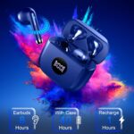 Wireless Earbuds, Bluetooth 5.4 Ear Buds, LED Power Display, 6D Bass Stereo | 4 ENC Noise Cancelling Mic, HiFi Stereo, In-Ear Headphones, 40H Playback Mini Case, IP7 Waterproof Sports, for Android iOS - Image 7