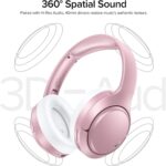 Active Noise Cancelling Headphones 120H Long Playtime, 6 ENC Mic, Wireless Over-Ear Bluetooth 6.0 Headphones, Hi-Res Audio, Memory Foam Earcup, Transparency Mode ANC Headphone for Travel Office - Image 3