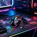 Gaming Mouse, Wired Mouse with LED Lights, 7-Color Adjustable - Image 5