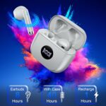 Wireless Earbuds, Bluetooth 5.4 Ear Buds, LED Power Display, 6D Bass Stereo | 4 ENC Noise Cancelling Mic, HiFi Stereo, In-Ear Headphones, 40H Playback Mini Case, IP7 Waterproof Sports, for Android iOS - Image 4