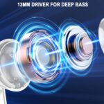 Wireless Bluetooth 5.4 Earbuds, LED Power Display Headphones, 6D Stereo | HiFi Stereo Earbuds, In-Ear Noise Cancelling Mic, 40H Playback Mini Case, IP7 Waterproof Sports Earphones, Android iOS - Image 4