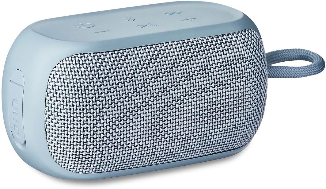 71OjUIASVeL._AC_SL1320_ Small Rugged Bluetooth Wireless Speaker, Blue | Rugged Design, Wireless Connectivity, Portable, Blue Color - Image 1