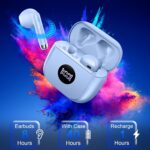 Wireless Earbuds Bluetooth 5.4, LED Power Display Headphones, 6D Stereo | HiFi Stereo Earbuds, In-Ear Noise Cancelling Mic, 40H Playback Mini Case, IP7 Waterproof Sports Earphones, Android iOS - Image 3