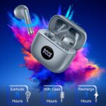 Wireless Earbuds, Bluetooth 5.4 Ear Buds, LED Power Display, 6D Bass Stereo | 4 ENC Noise Cancelling Mic, HiFi Stereo, In-Ear Headphones, 40H Playback Mini Case, IP7 Waterproof Sports, for Android iOS - Image 7