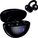 AI Translation Earbuds Real Time 164 Languages AI Translator Earbuds Audifonos Traductores Inglés Español Wireless Earbud Translating Ear Buds Bluetooth Headphones for Travel Business Learning Black