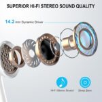 Wireless Earbuds, Bluetooth 5.4 Headphones, 50H Playtime in Ear Earphones | HiFi Stereo, 4 ENC Noise Cancelling Mics, LED Display, mini Fast Charging Case, Deep Bass, IP7 Waterproof for Android iOS - Image 7