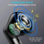 Wireless Earbuds, Bluetooth 5.4 Earbuds Stereo Bass, Bluetooth Headphones in Ear Noise Cancelling Mic, Earphones IP7 Waterproof Sports, 32H Playtime USB C Mini Charging Case Ear Buds for Android iOS - Image 3