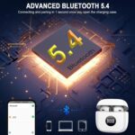 Wireless Bluetooth 5.4 Earbuds, LED Power Display Headphones, 6D Stereo | HiFi Stereo Earbuds, In-Ear Noise Cancelling Mic, 40H Playback Mini Case, IP7 Waterproof Sports Earphones, Android iOS - Image 3