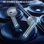 Wireless Earbuds, Bluetooth 5.4 Ear Buds, LED Power Display, 6D Bass Stereo | 4 ENC Noise Cancelling Mic, HiFi Stereo, In-Ear Headphones, 40H Playback Mini Case, IP7 Waterproof Sports, for Android iOS - Image 6