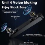 Computer Speakers Wired USB-Powered Sound-bar with Stereo Sound for PC Desktop Plug -n-Play 3.5mm Jack Computer Speakers for Desktop - Image 3