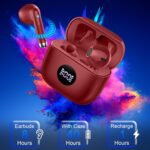 Wireless Earbuds, Bluetooth Headphone 5.4, LED Power Display Ear Buds | Bass Stereo, Bluetooth Earbuds, in-Ear Noise Cancelling Mic, Playback Mini Case, IP7 Waterproof Sport Earphones, Android iOS - Image 4