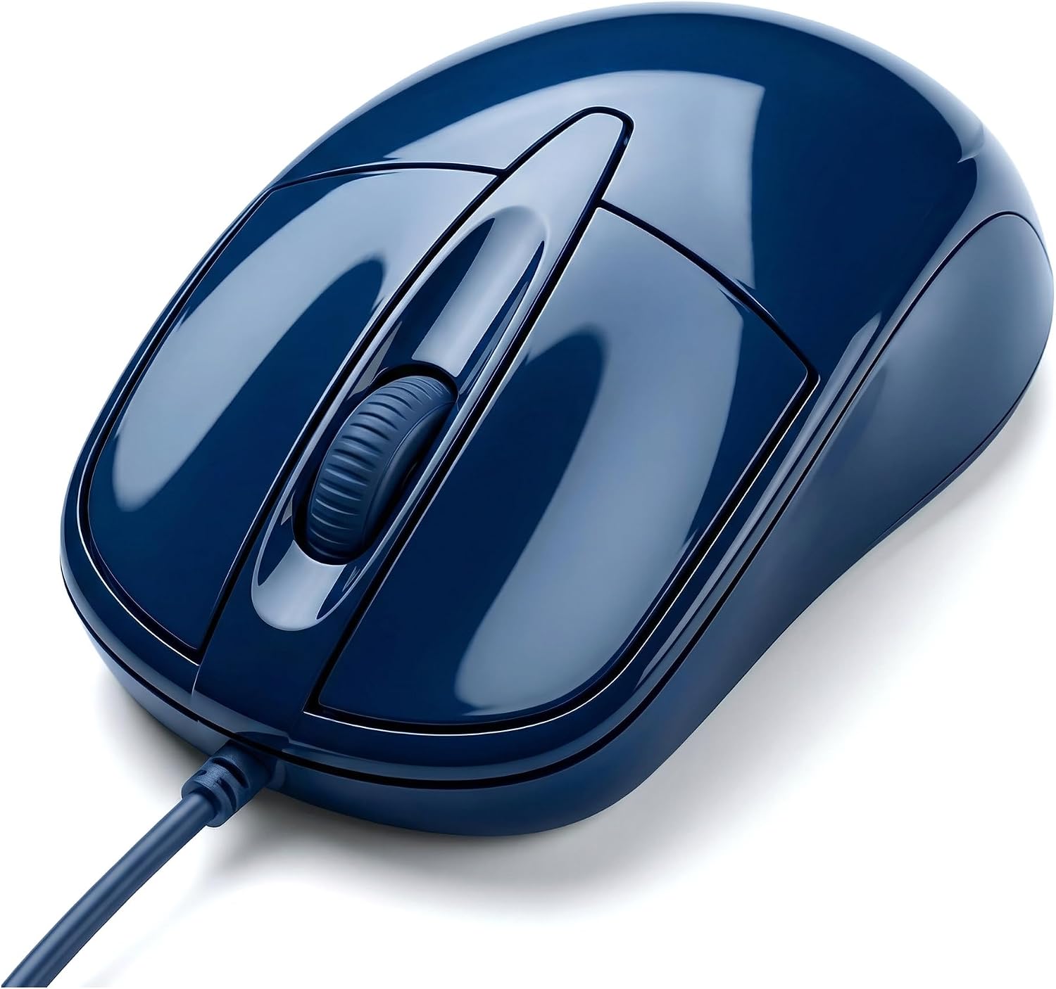 71pL4p-kDL._AC_SL1500_ Wired USB Computer Mouse, Silent Click, Scroll Wheel, Plug and Play, for PC and Laptop - Image 1