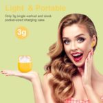 Wireless Earbuds, Bluetooth 5.4 Earbuds Stereo Bass, Bluetooth Headphones in Ear Noise Cancelling Mic, Earphones IP7 Waterproof Sports, 32H Playtime USB C Charging Case Yellow Ear Buds for Android iOS - Image 4