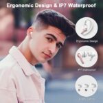 Wireless Earbuds, Bluetooth 5.4 Headphones, 50H Playtime in Ear Earphones | with 4 ENC Noise Cancelling Mics, IP7 Waterproof in Ear Earphones, LED Display Fast Charging Case, HiFi Stereo Deep Bass - Image 7