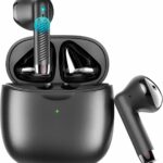 Wireless Earbuds, Bluetooth 5.4 Earbuds Stereo Bass, Bluetooth Headphones | in Ear Noise Cancelling Mic, Sports Earphones IP7 Waterproof, 32H Playtime USB C Mini Charging Case Ear Buds for Android iOS