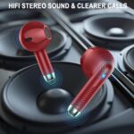 Wireless Earbuds, Bluetooth Headphone 5.4, LED Power Display Ear Buds | Bass Stereo, Bluetooth Earbuds, in-Ear Noise Cancelling Mic, Playback Mini Case, IP7 Waterproof Sport Earphones, Android iOS - Image 7