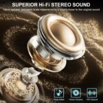 Wireless Earbuds, Bluetooth 5.4 Headphones, Bluetooth In Ear Buds Earphones | 50H Playtime LED, Stereo Bass, 4 Noise Cancelling Mics, IP7 Waterproof Sports, USB C Charging White Ear Buds for Android iOS - Image 2