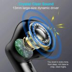 Wireless Earbuds, Bluetooth 5.4 Earbuds Stereo Bass, Bluetooth Headphones | in Ear Noise Cancelling Mic, Sports Earphones IP7 Waterproof, 32H Playtime USB C Mini Charging Case Ear Buds for Android iOS - Image 3