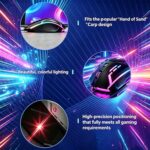 Gaming Mouse, Wired Mouse with LED Lights, 7-Color Adjustable - Image 4